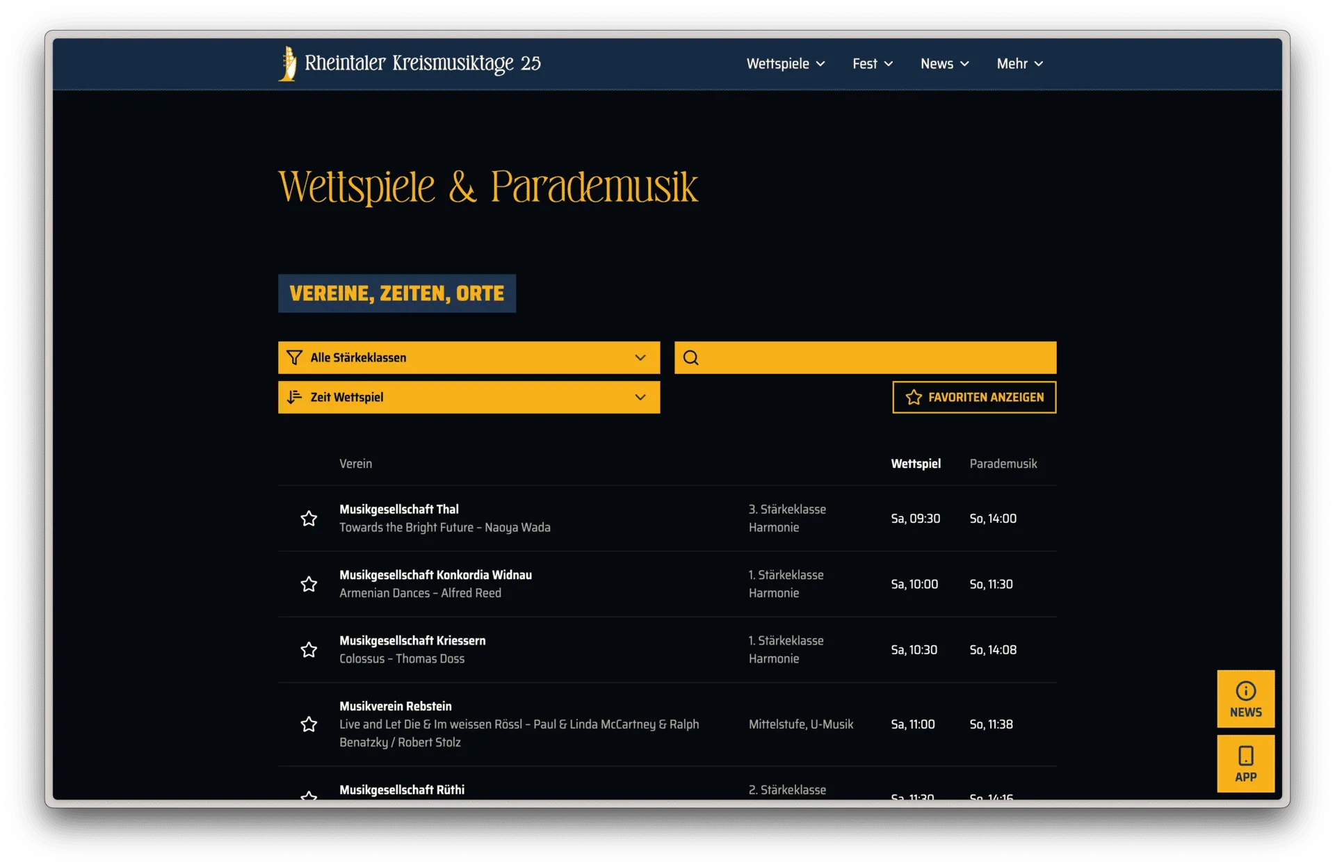 Wettspielplan